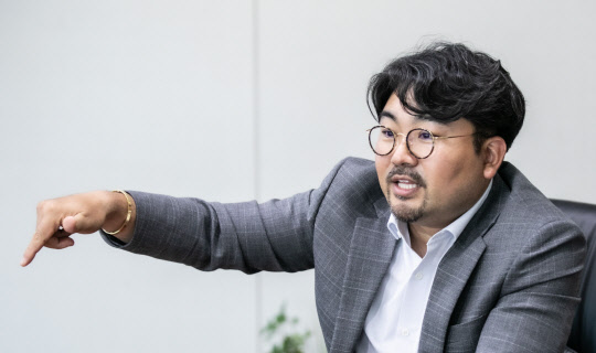 최명진 한컴인스페이스 대표 D파이오니어 인터뷰. 박동욱기자 fufus@